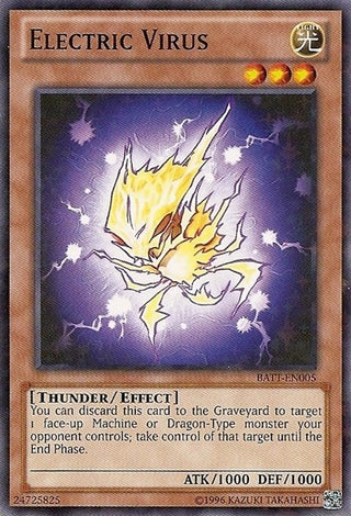 Electric Virus (Starfoil) (5) (BATT) - YuGiOh Single