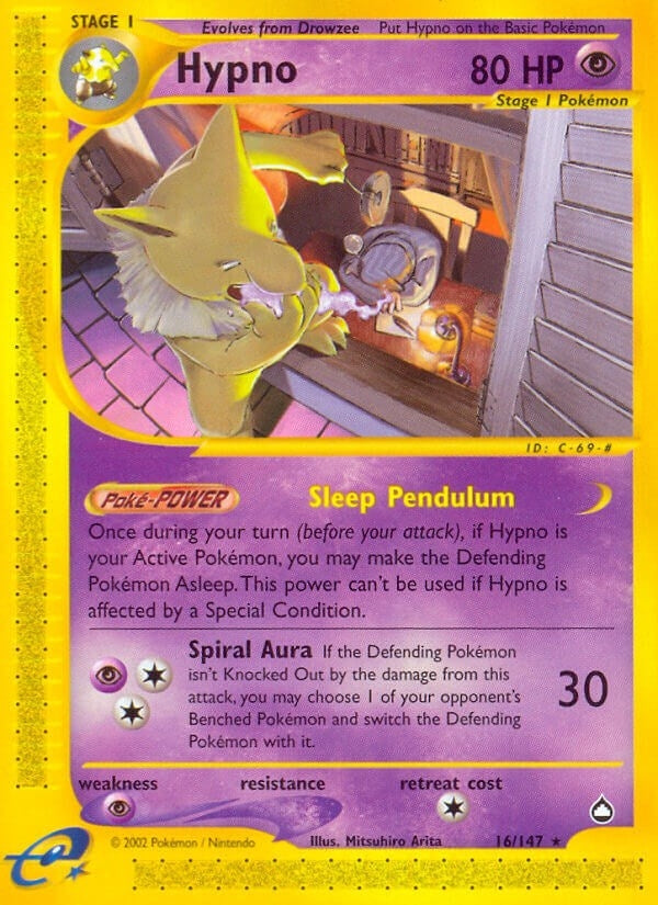 Image for Hypno (016/147) (Aquapolis) - Pokemon