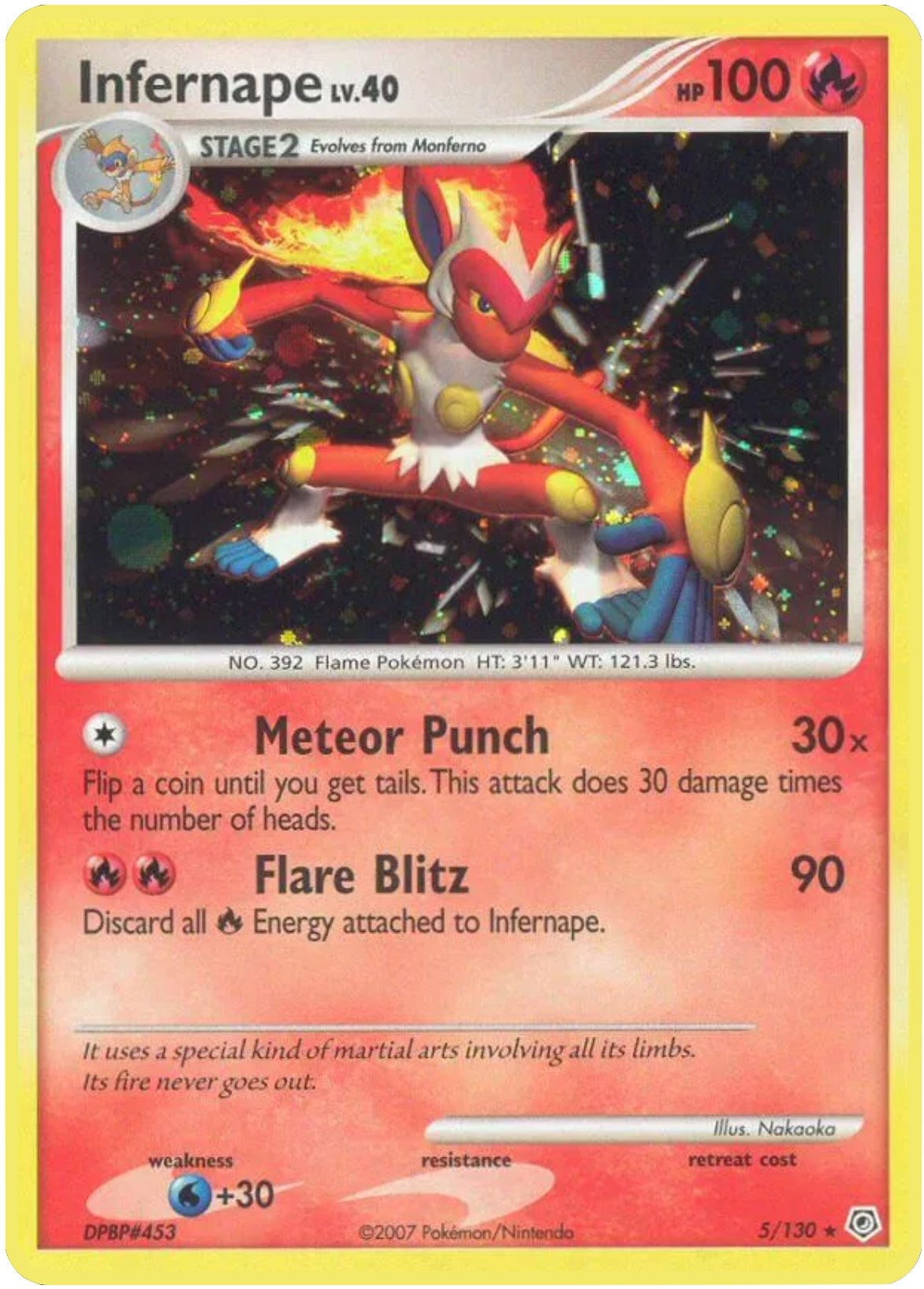 Image for Infernape (5/130) (Diamond and Pearl) - Pokemon