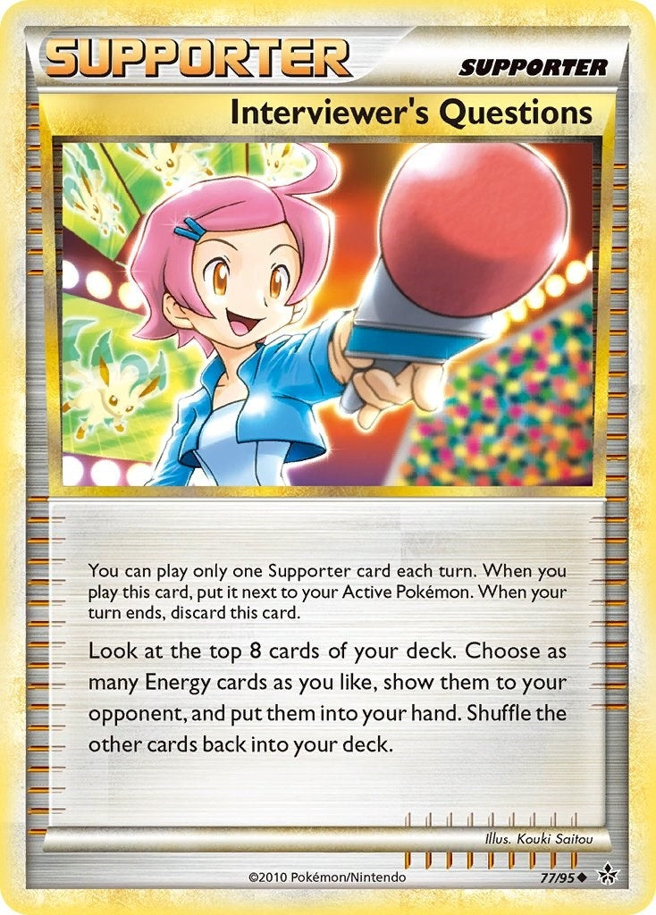 Image for Interviewer's Questions (77/95) (Unleashed) - Pokemon
