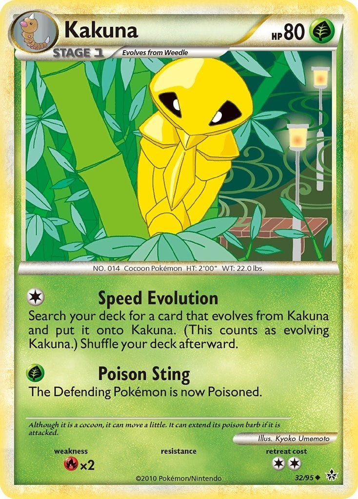 Image for Kakuna (32/95) (Unleashed) - Pokemon