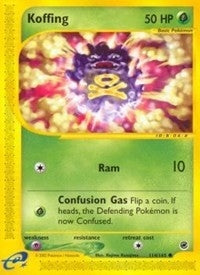 Image for Koffing (114/165) (Expedition) - Pokemon