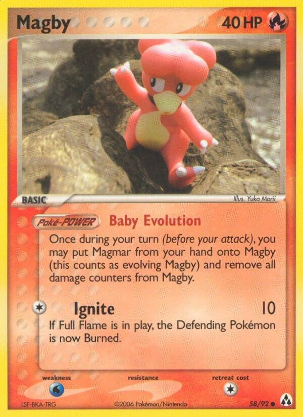 Image for Magby (58/92) (Legend Maker) - Pokemon