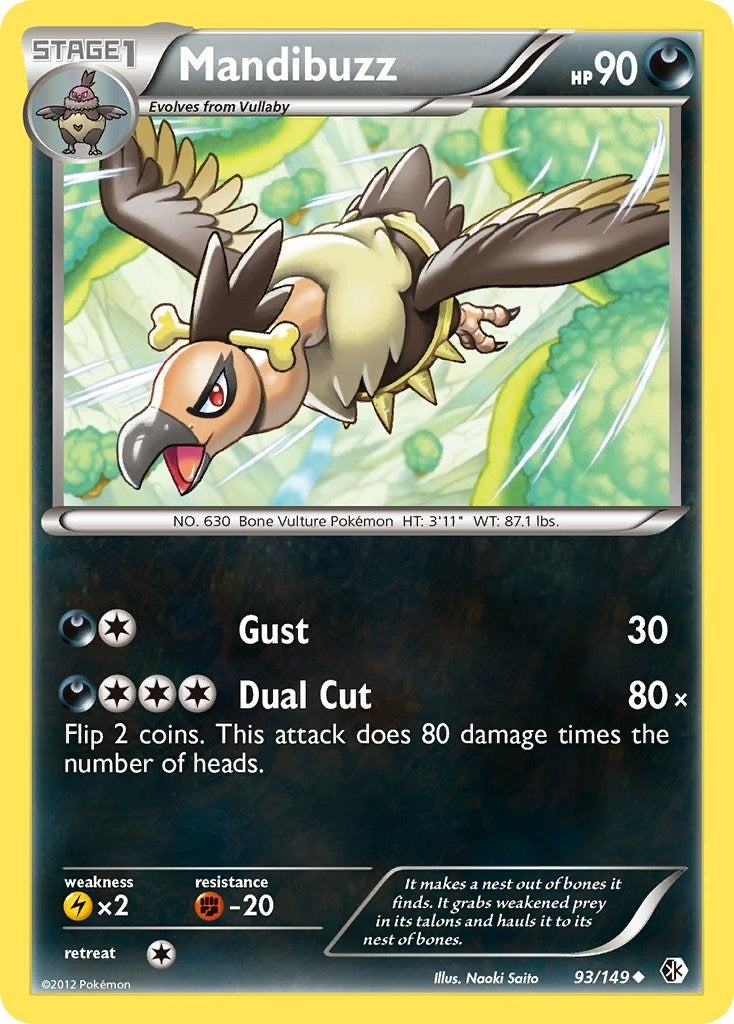 Image for Mandibuzz (93/149) (Boundaries Crossed) - Pokemon