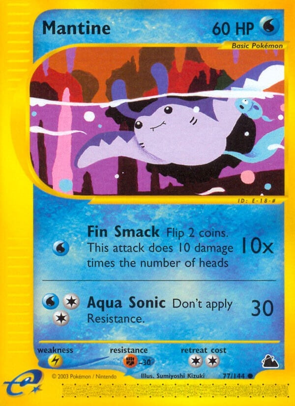 Image for Mantine (077/144) (Skyridge) - Pokemon