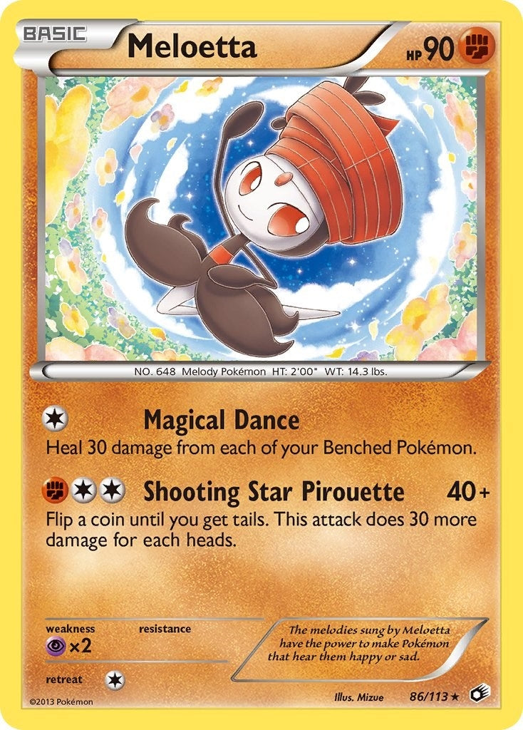Image for Meloetta (86) (86/113) (Legendary Treasures) - Pokemon
