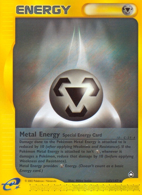 Image for Metal Energy (143/147) (Aquapolis) - Pokemon