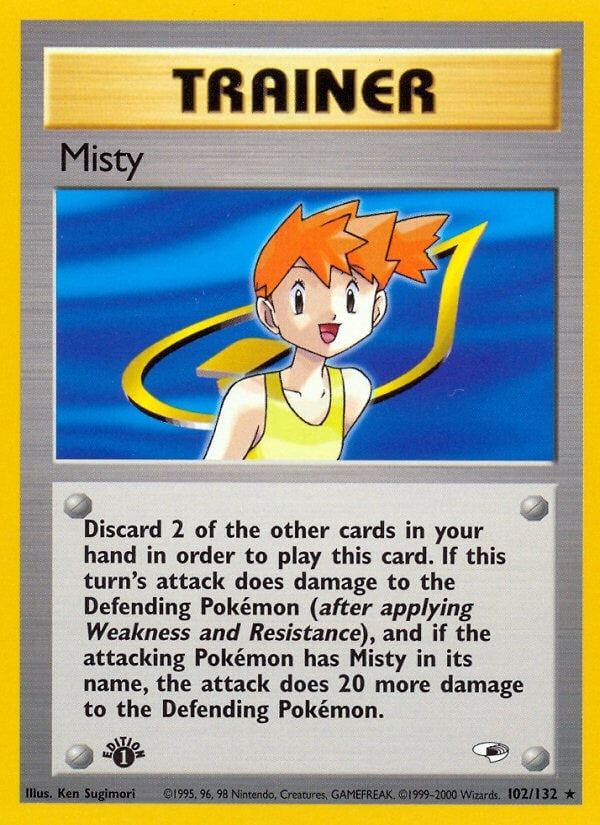 Image for Misty (102) (102/132) (Gym Heroes) - Pokemon