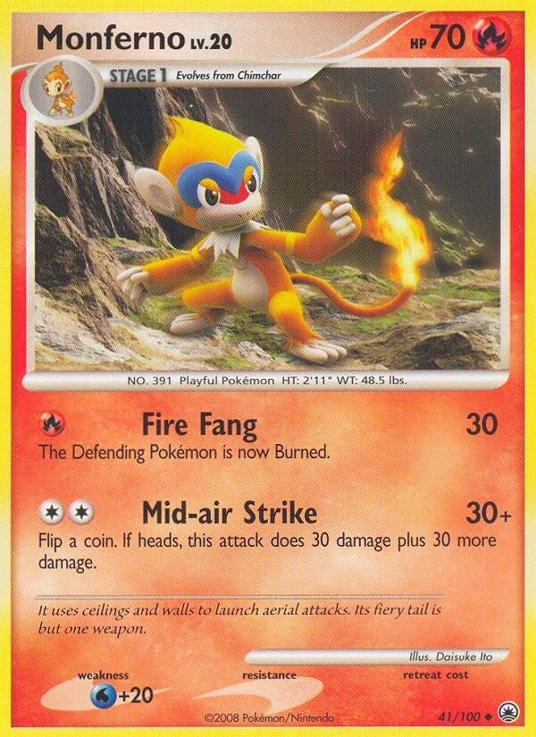 Image for Monferno (41/100) (Majestic Dawn) - Pokemon