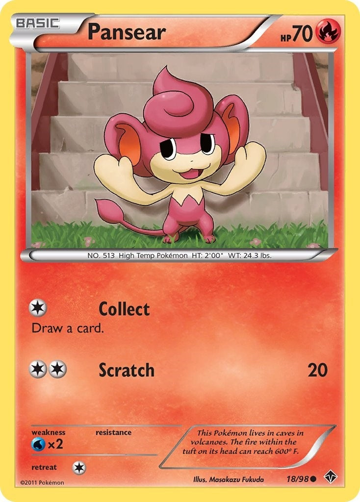 Image for Pansear (18/98) (Emerging Powers) - Pokemon