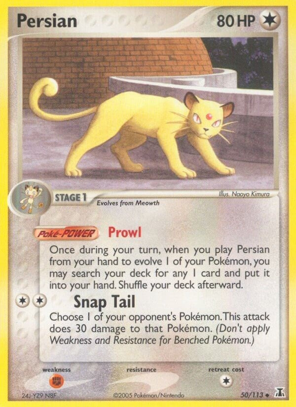 Image for Persian (50/113) (Delta Species) - Pokemon