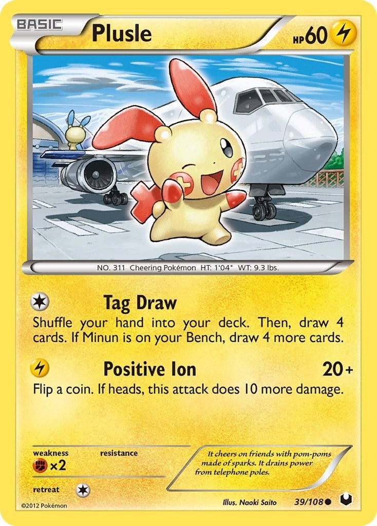 Image for Plusle (39/108) (Dark Explorers) - Pokemon