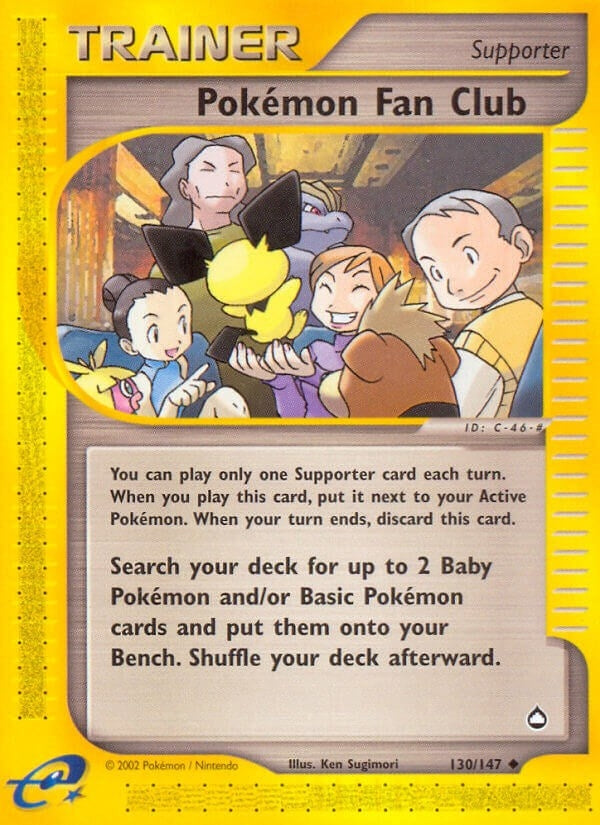 Image for Pokemon Fan Club (130/147) (Aquapolis) - Pokemon