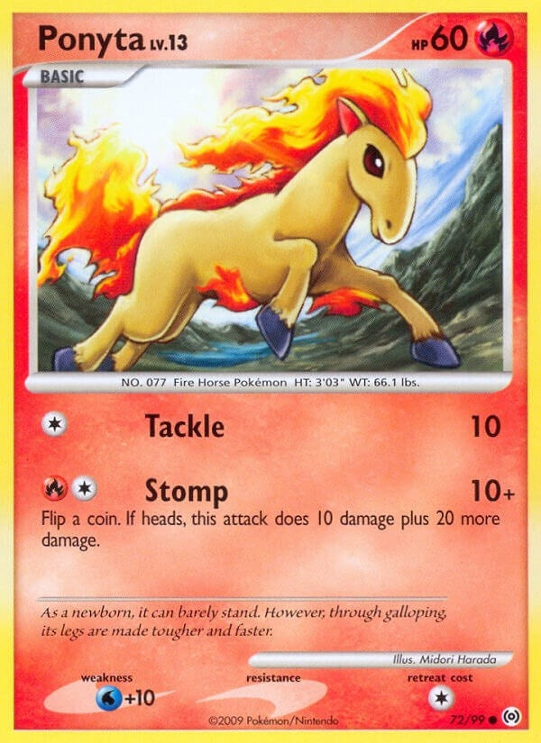 Image for Ponyta (72) (72/99) (Arceus) - Pokemon