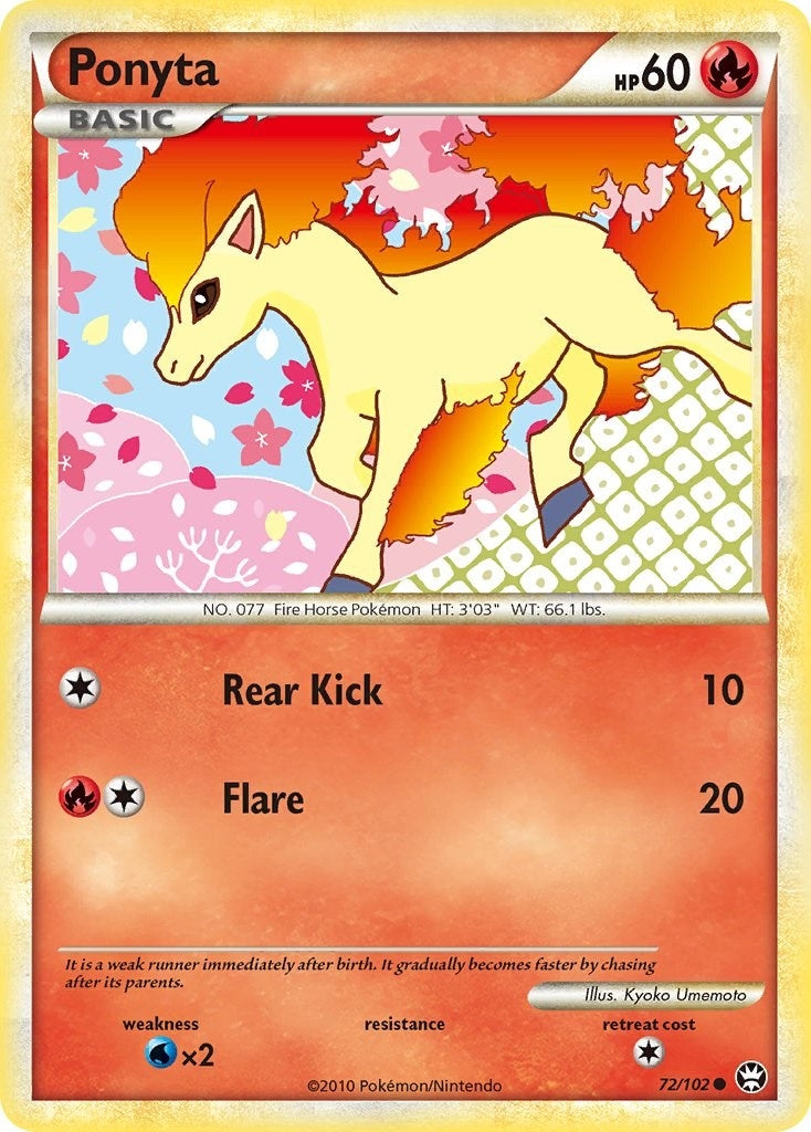 Image for Ponyta (72/102) (Triumphant) - Pokemon