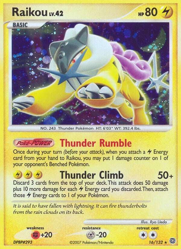 Image for Raikou (16/132) (Secret Wonders) - Pokemon