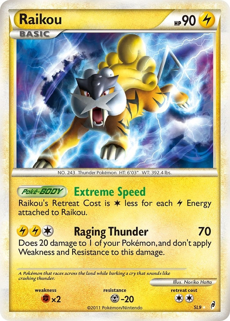 Image for Raikou (Shiny) (SL9) (Call of Legends) - Pokemon