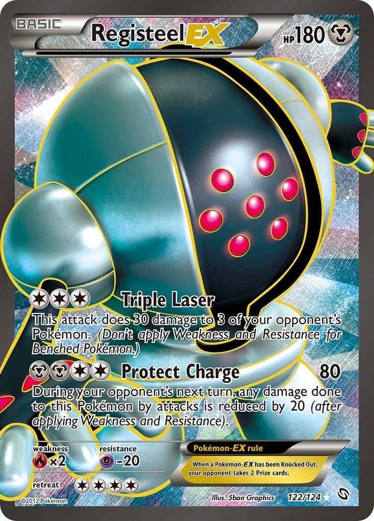 Image for Registeel EX (122 Full Art) (122/124) (Dragons Exalted) - Pokemon