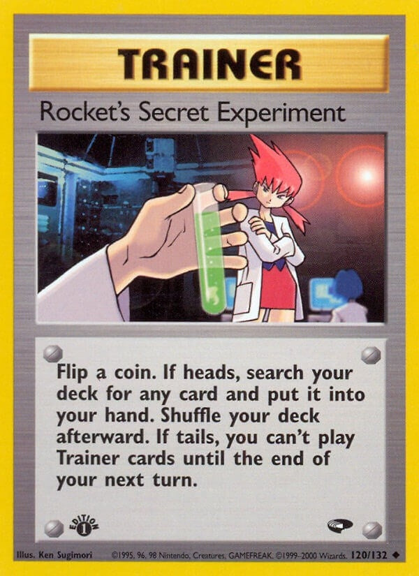 Image for Rocket's Secret Experiment (120/132) (Gym Challenge) - Pokemon