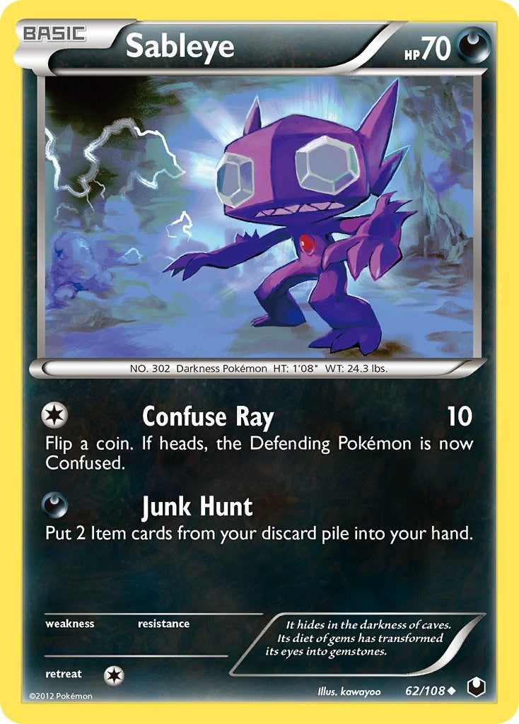 Image for Sableye (62/108) (Dark Explorers) - Pokemon