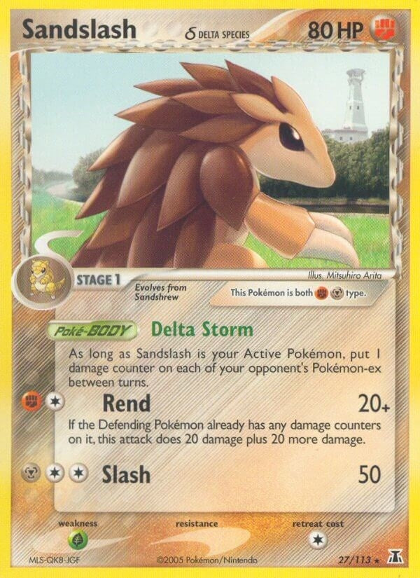 Image for Sandslash (Delta Species) (27/113) (Delta Species) - Pokemon
