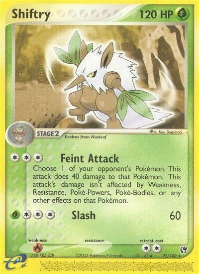 Image for Shiftry (22/100) (Sandstorm) - Pokemon