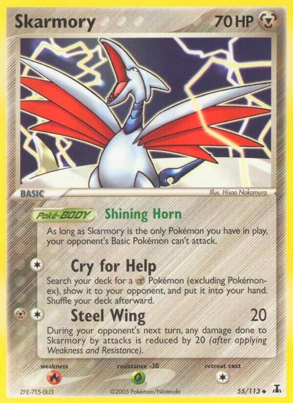 Image for Skarmory (55/113) (Delta Species) - Pokemon