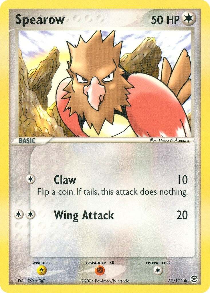 Image for Spearow (81/112) (FireRed & LeafGreen) - Pokemon