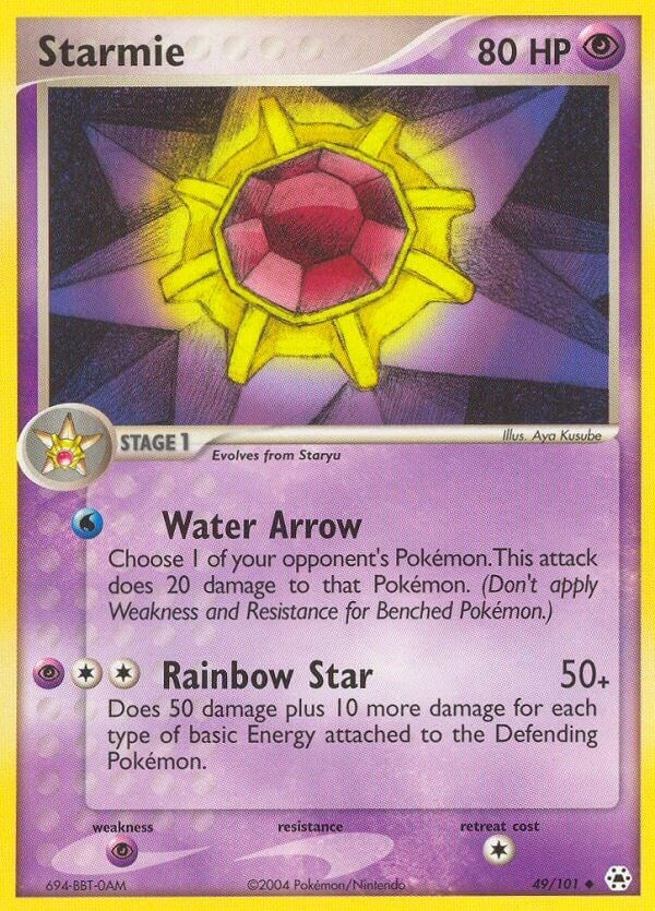 Image for Starmie (49/101) (Hidden Legends) - Pokemon