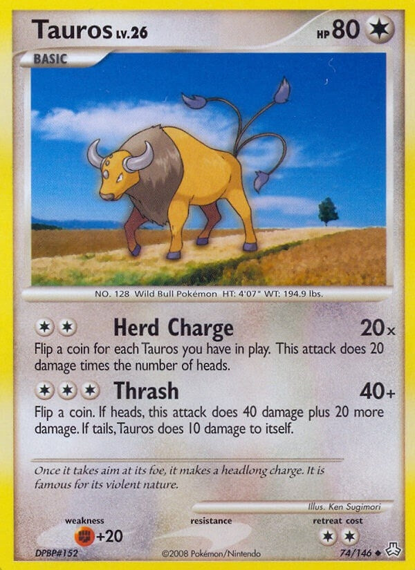 Image for Tauros (74/146) (Legends Awakened) - Pokemon