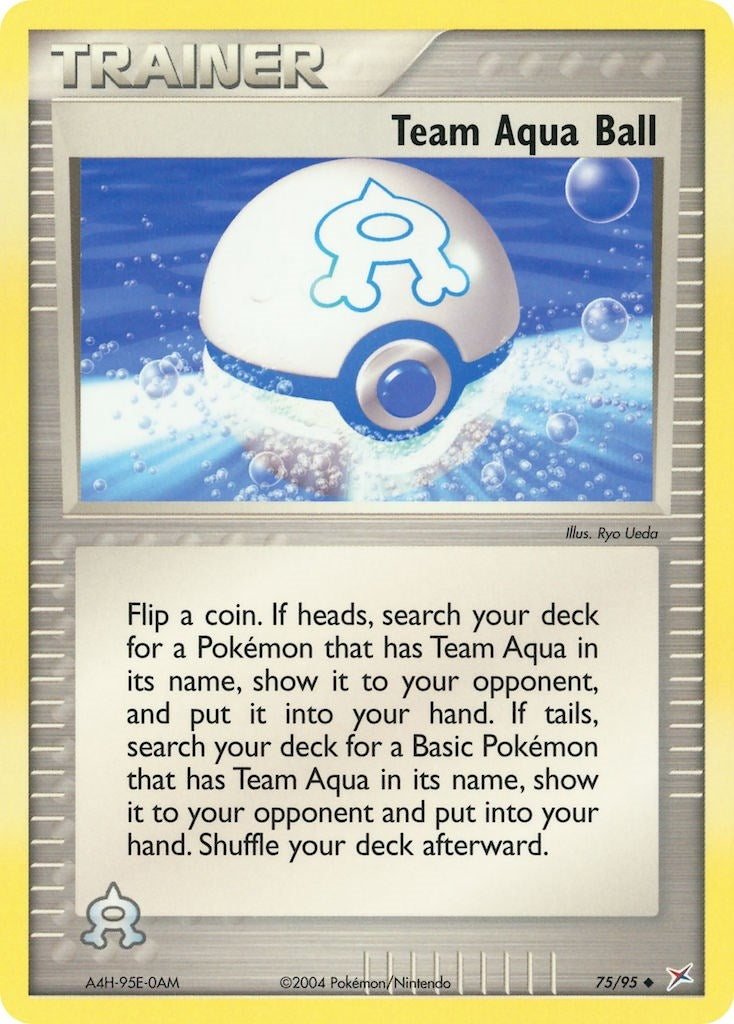 Image for Team Aqua Ball (75/95) (Team Magma vs Team Aqua) - Pokemon