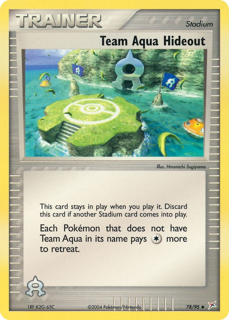 Image for Team Aqua Hideout (78/95) (Team Magma vs Team Aqua) - Pokemon