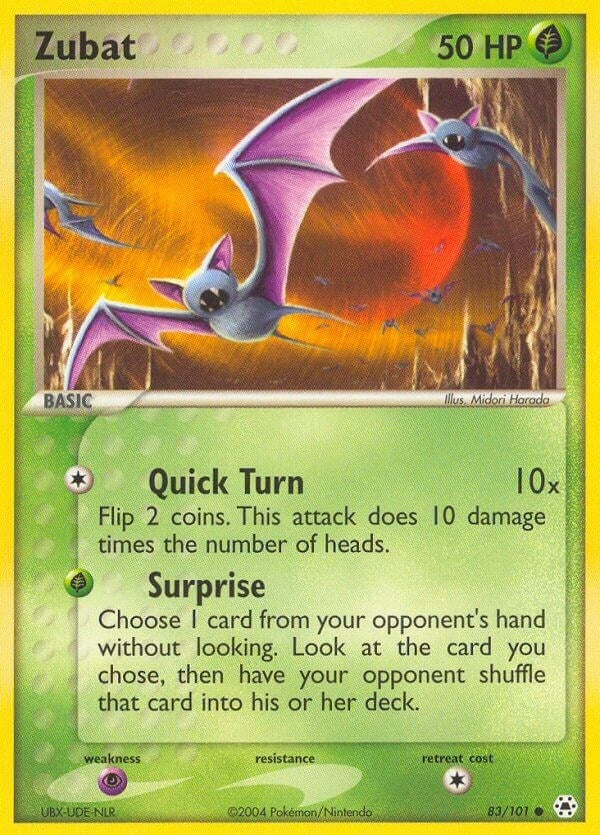 Image for Zubat (83/101) (Hidden Legends) - Pokemon