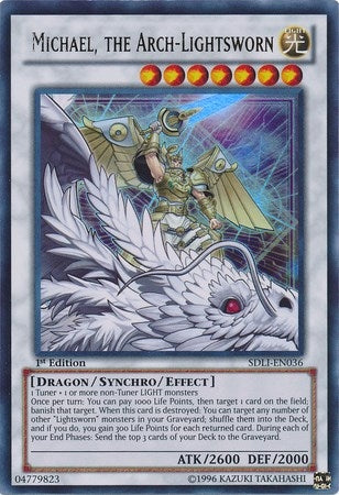 Michael the Arch-Lightsworn (36) (SDLI) - YuGiOh Single