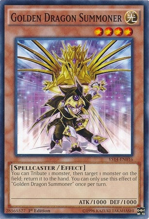 Golden Dragon Summoner (14016) (YS14) - YuGiOh Single