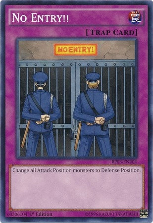 No Entry!! (3204) (BP03) - YuGiOh Single