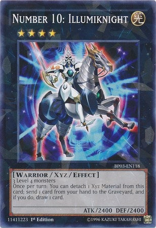 Number 10: Illumiknight (Shatterfoil) (3118) (BP03) - YuGiOh Single