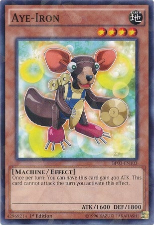 Aye-Iron (Shatterfoil) (3103) (BP03) - YuGiOh Single