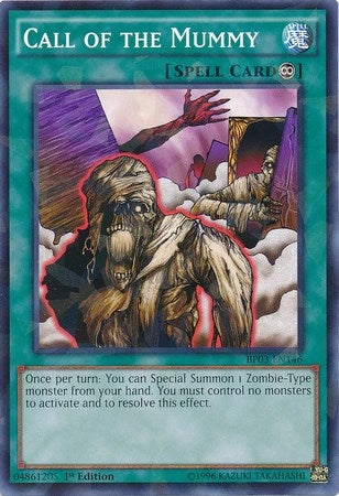 Call of the Mummy (Shatterfoil) (3146) (BP03) - YuGiOh Single