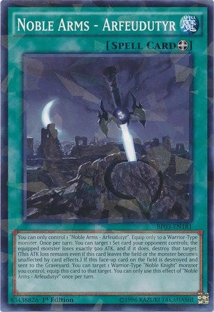 Noble Arms - Arfeudutyr (Shatterfoil) (3181) (BP03) - YuGiOh Single
