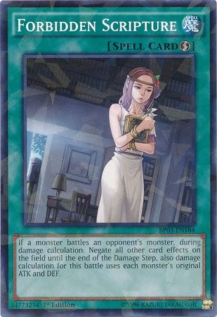 Forbidden Scripture (Shatterfoil) (3184) (BP03) - YuGiOh Single