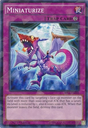 Miniaturize (Shatterfoil) (3206) (BP03) - YuGiOh Single