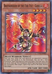 Brotherhood of the Fire Fist - Gorilla (11003) (CT11) - YuGiOh Single