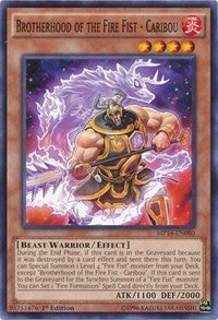 Brotherhood of the Fire Fist - Caribou (14080) (MP14) - YuGiOh Single