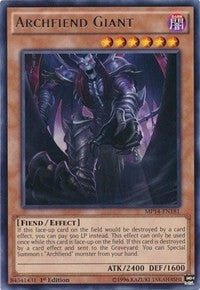 Archfiend Giant (14181) (MP14) - YuGiOh Single