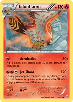 Image for Talonflame - 10/119 (XY Phantom Forces) (010/119) (Deck Exclusives) - Pokemon