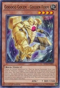 Gogogo Golem - Golden Form (90) (SECE) - YuGiOh Single