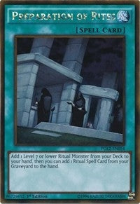 Preparation of Rites (2054) (PGL2) - YuGiOh Single