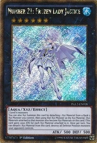 Number 21: Frozen Lady Justice (2018) (PGL2) - YuGiOh Single