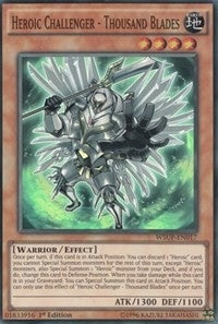 Heroic Challenger - Thousand Blades (17) (WSUP) - YuGiOh Single